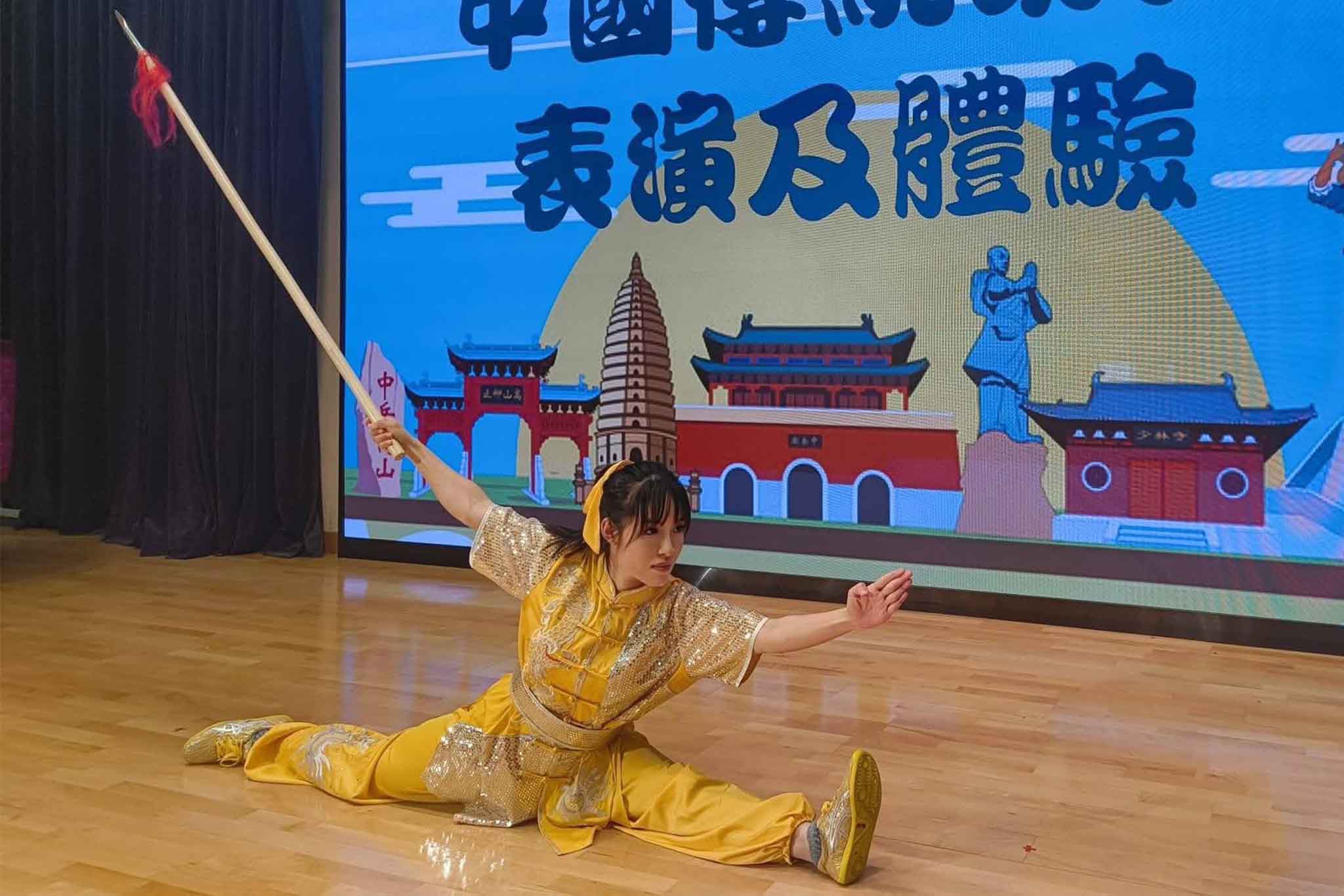 中國功夫武術現場示範表演