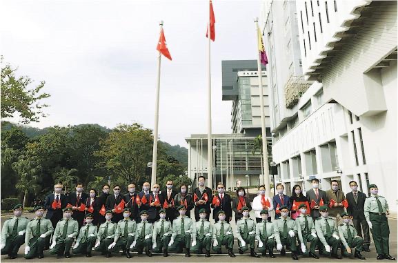 多間大學舉行元旦升旗禮