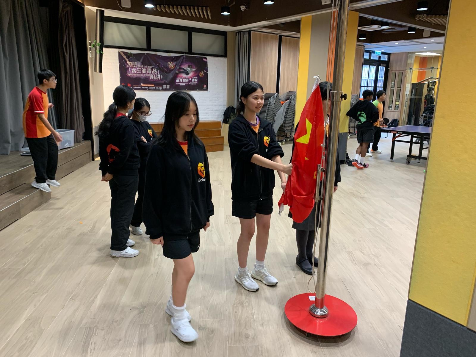 激發愛國情懷 – 到校升旗訓練