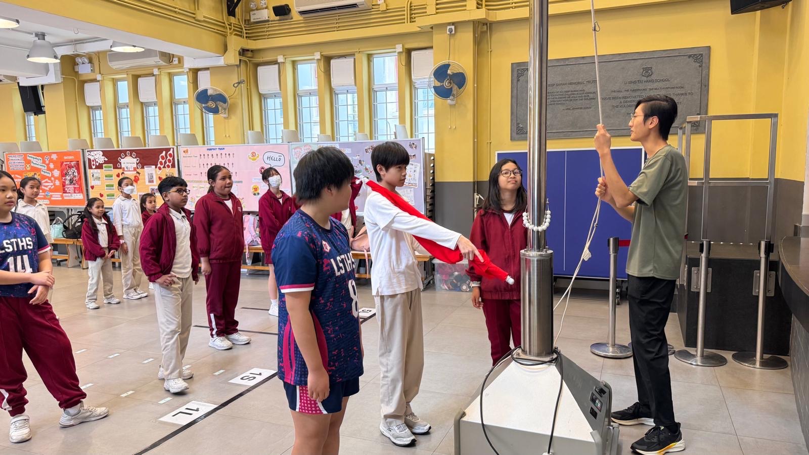 到校升旗訓練：打造積極正向的校園氛圍