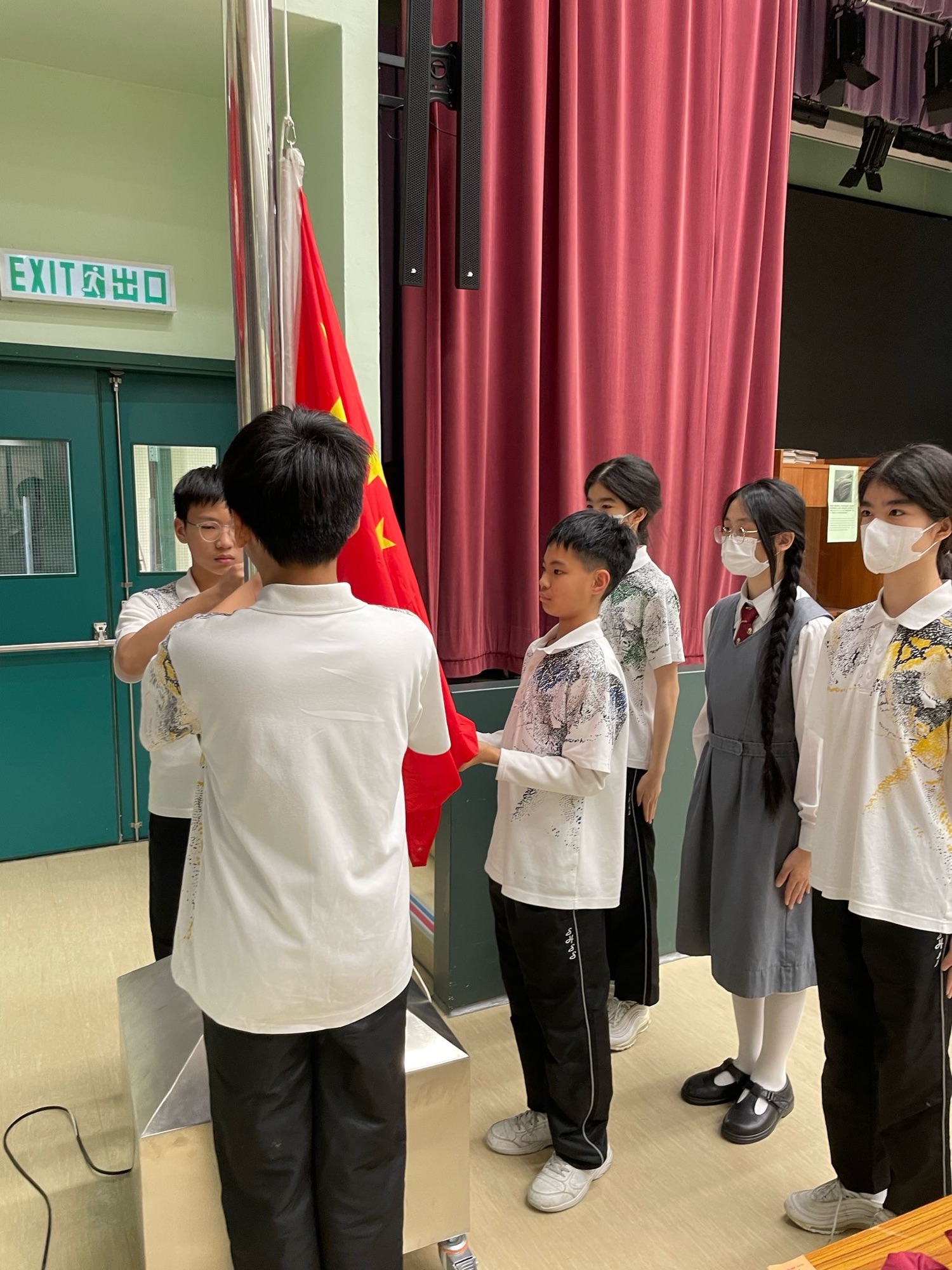 參與升旗訓練，打造自信與領導力