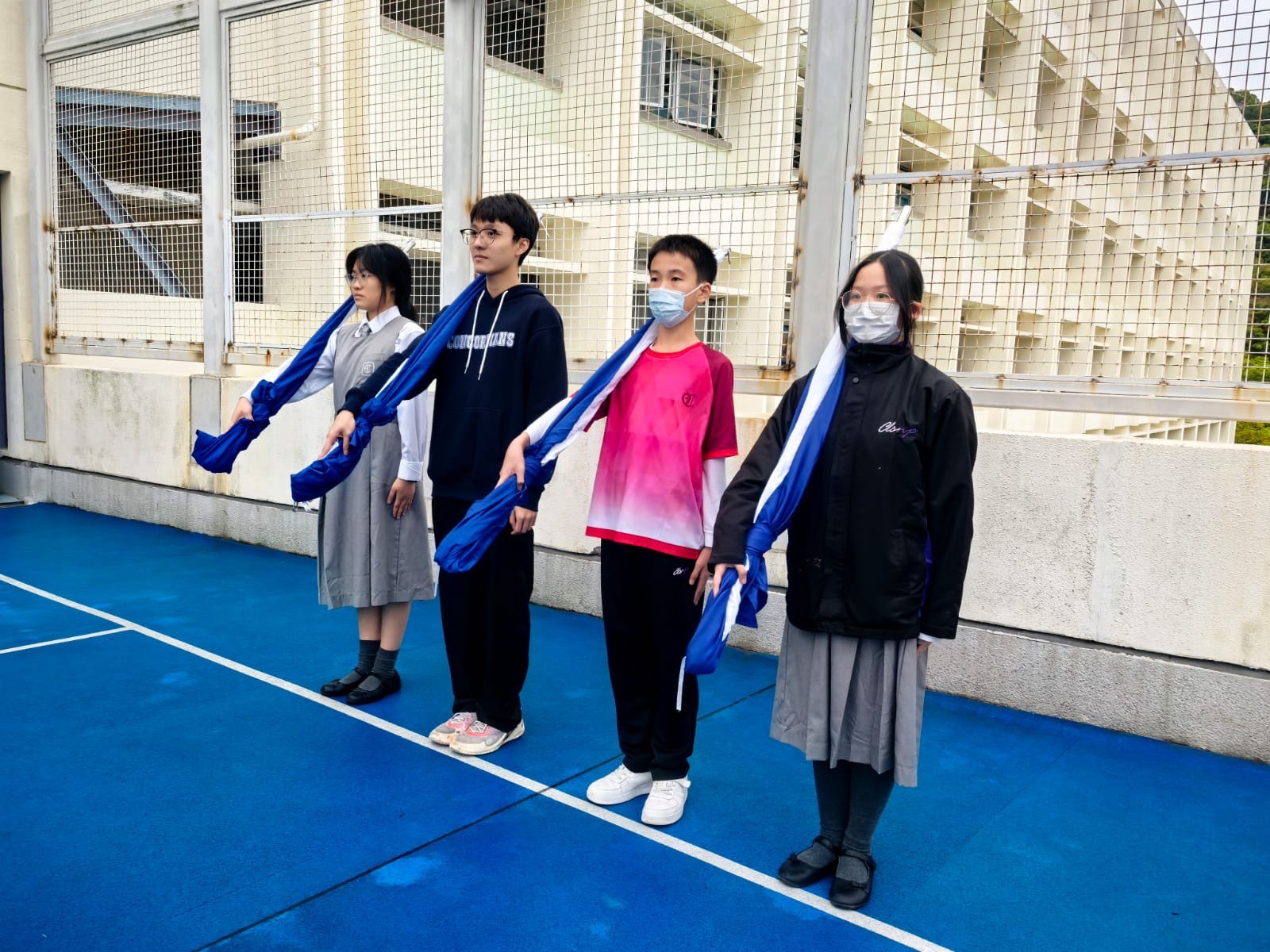 中學到校升旗訓練 – 禮儀教育