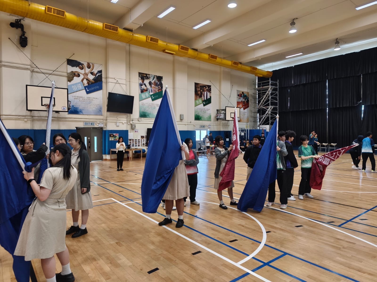 到校升旗訓練 – 營造正向校園氛圍