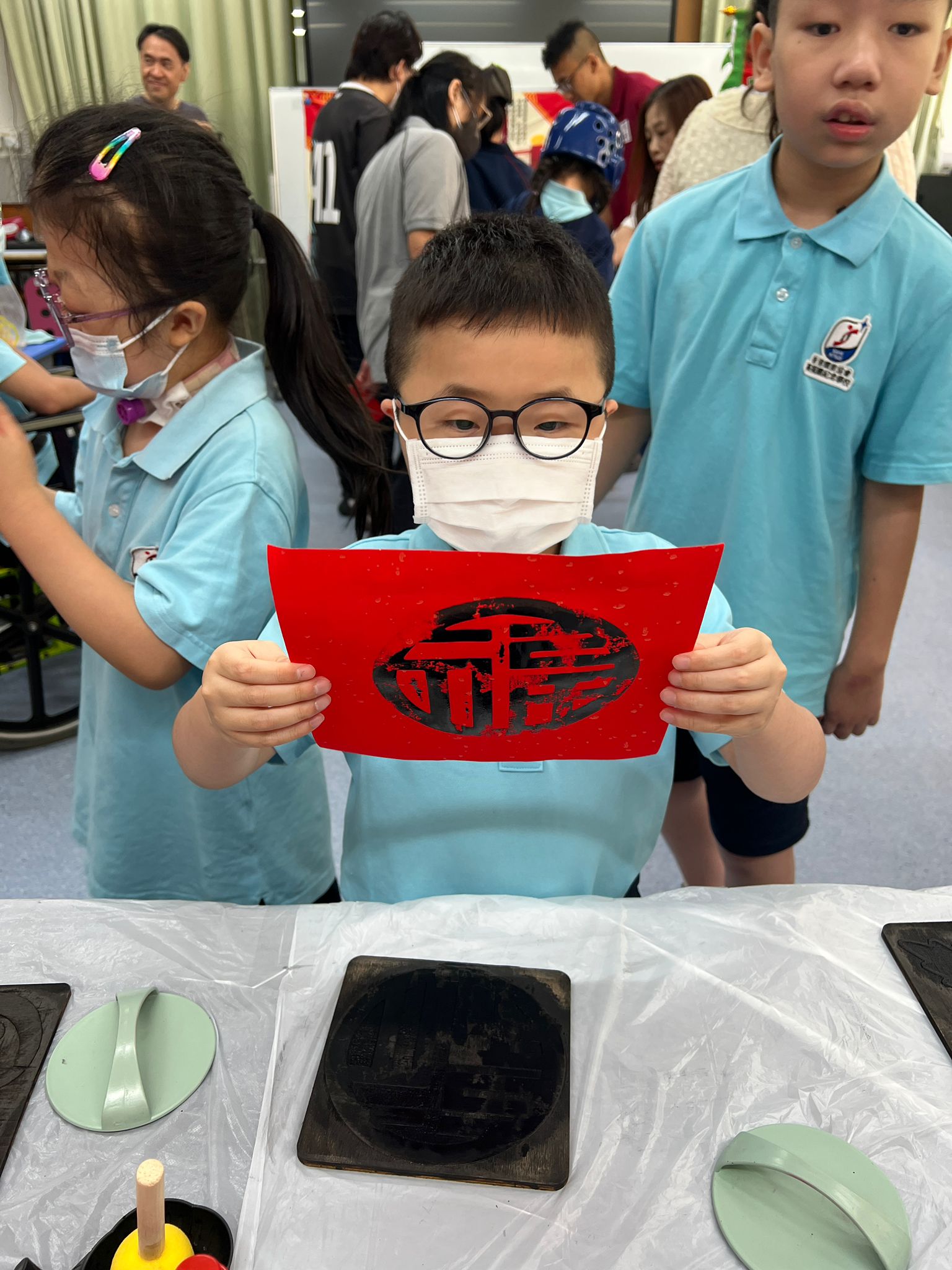 福字拓印活動｜啟發學生創意與動手能力的藝術體驗