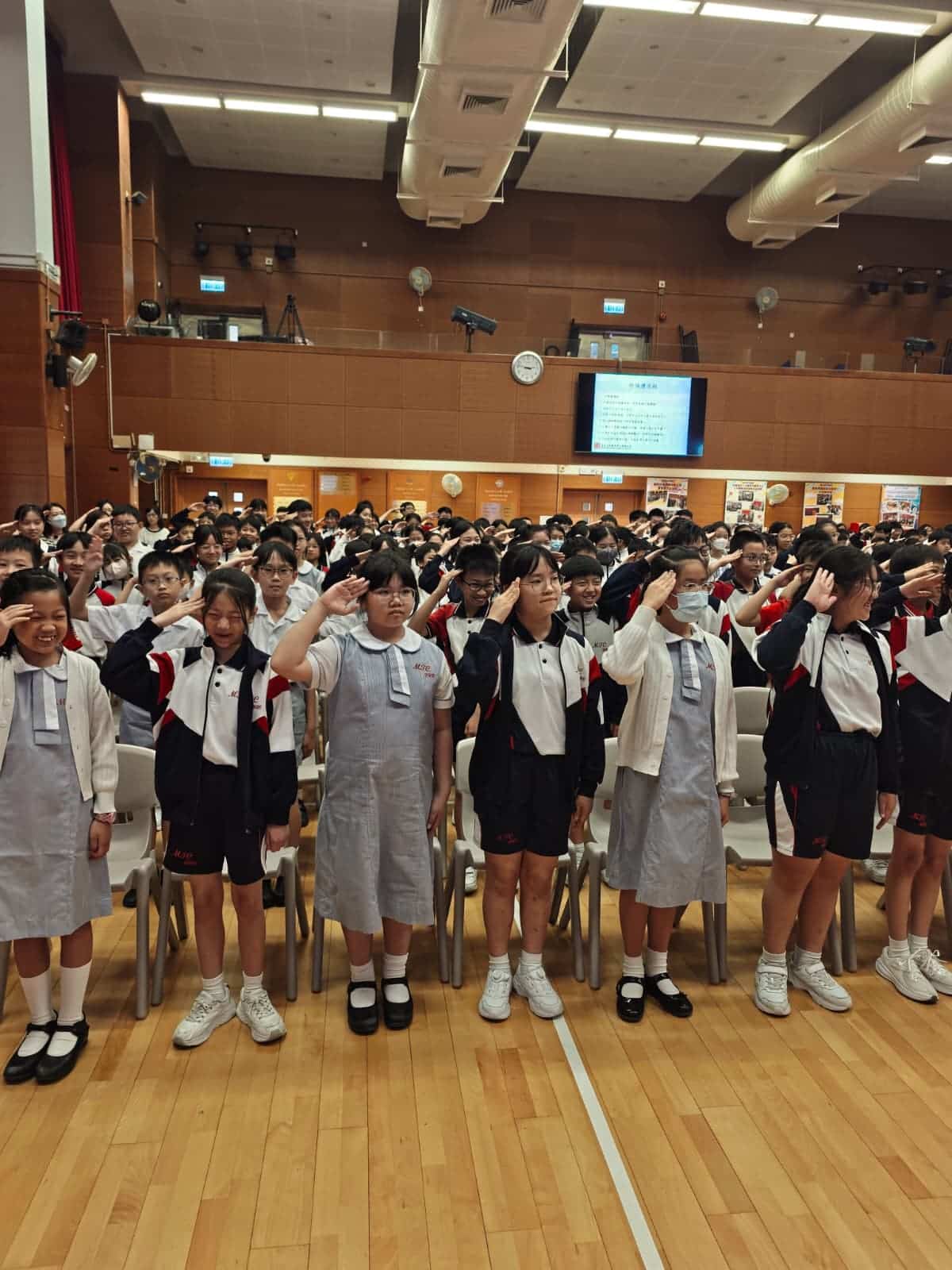 德育及國民教育津貼運用案例：中式步操到校培訓