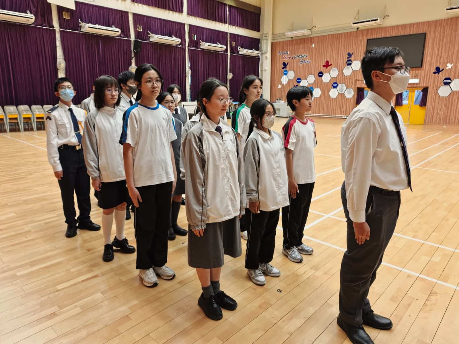 中學年度國民教育活動｜善用津貼舉辦中式步操訓練